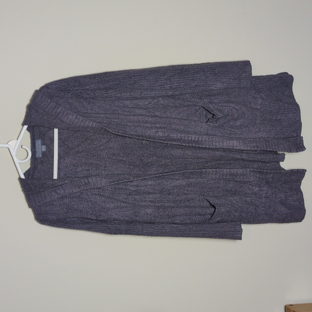 Barefoot Dreams Cozychic Lite Cardigan With Hood Size Large